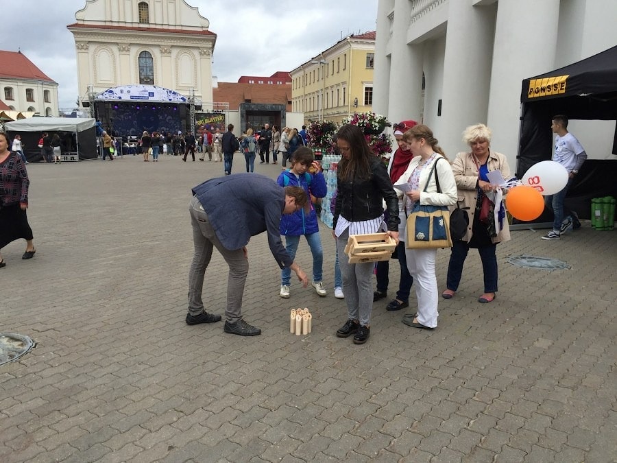 Игра финские городки "Молки" Mölkky (Мёлки)