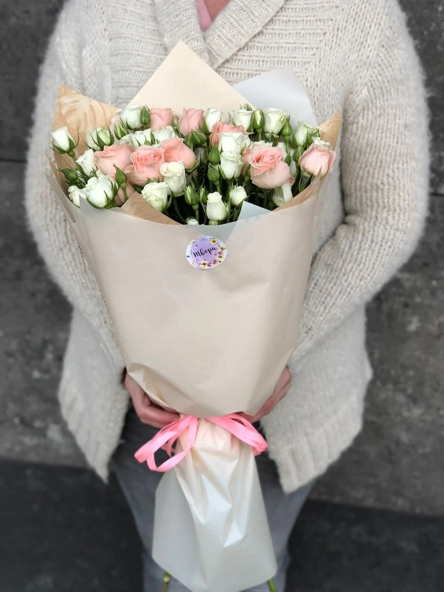 Букет №5 "Кустовая роза"