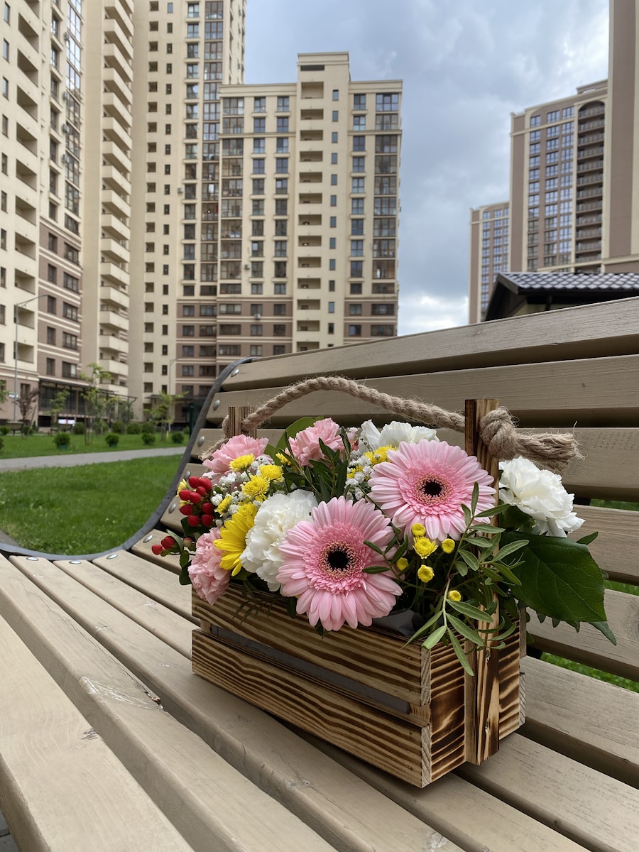 Коробка с цветами