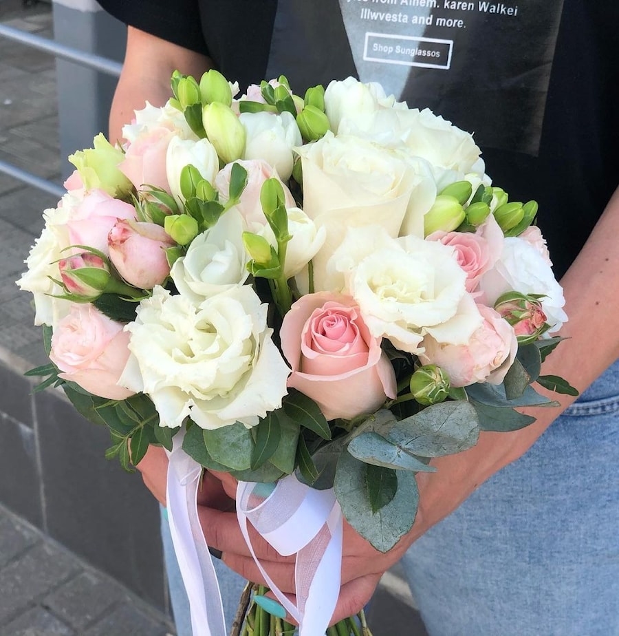 Букет невесты №6 "Из Живых Цветов"