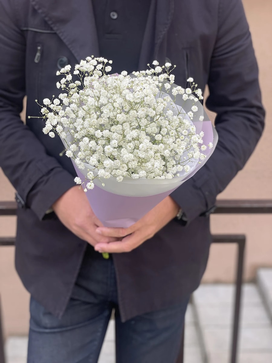 Букет "Комплимент из Гипсофилы"