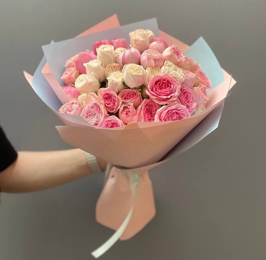 Букет "Цветущий Розовый "