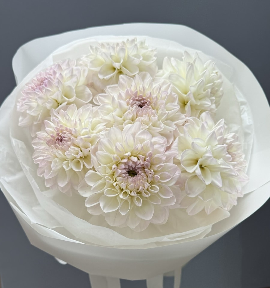 Букет из георгин